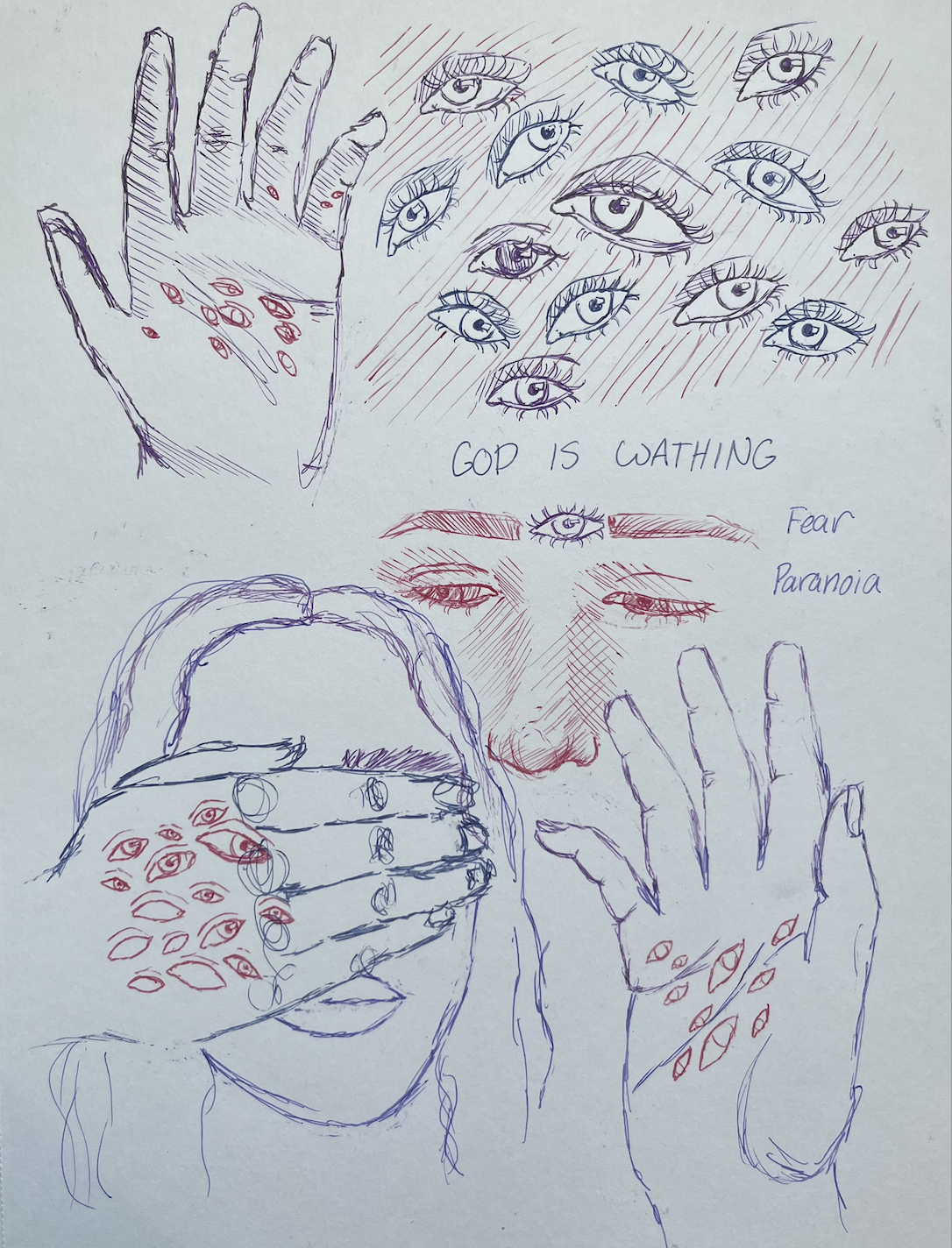 Hands & Eyes (Sketch) — Hands & Eyes series